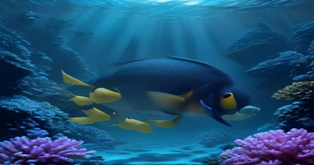 The Fascinating Symbiosis of the Imperial Angelfish and Reef Cleaner Shrimp