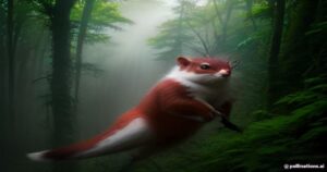 The Majestic Red-and-White Giant Flying Squirrel: King of the Canopy Gliders