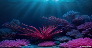 Unveiling the Red Feather Star: The Graceful Swimmer of the Sea